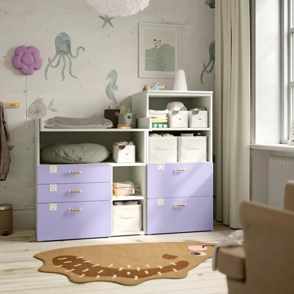 Пеленальный столик Ikea Smastad/Platsa 5744946 Унисекс / 0+ / Белый photo 2