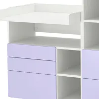 Masă de înfăşat Ikea Smastad/Platsa 5744946 Unisex / 0+ / White photo 3