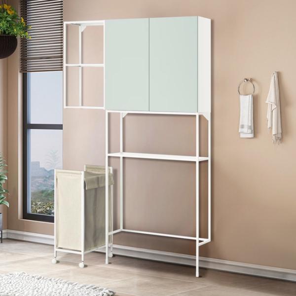 подвеснои шкаф для ваннои комнаты Ikea Enhet Сталь / Light Green photo 3