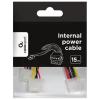 Кабель питания Cablexpert Molex + Molex 0.15 м / Черный photo 2