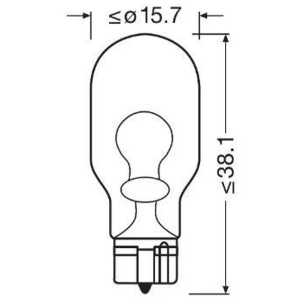 Автомобильная лампа Osram OS-921-2BL Накал / W16W / SV8.5-8 / 16 Вт /  photo 3 Автомобильная лампа Osram OS-921-2BL Накал / W16W / SV8.5-8 / 16 Вт /  photo 3