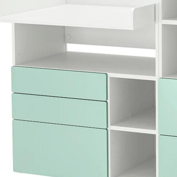 Masă de înfăşat Ikea Smastad/Platsa 5744948 Unisex / 0+ / White photo 3