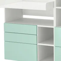 Masă de înfăşat Ikea Smastad/Platsa 5744948 Unisex / 0+ / White photo 3