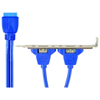 Кабель данных Cablexpert 20 pin + USB Type-A 0.45 м / Синий photo 2