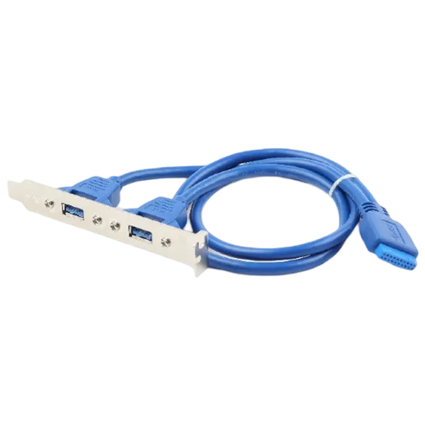 Кабель данных Cablexpert 20 pin + USB Type-A 0.45 м / Синий photo 3