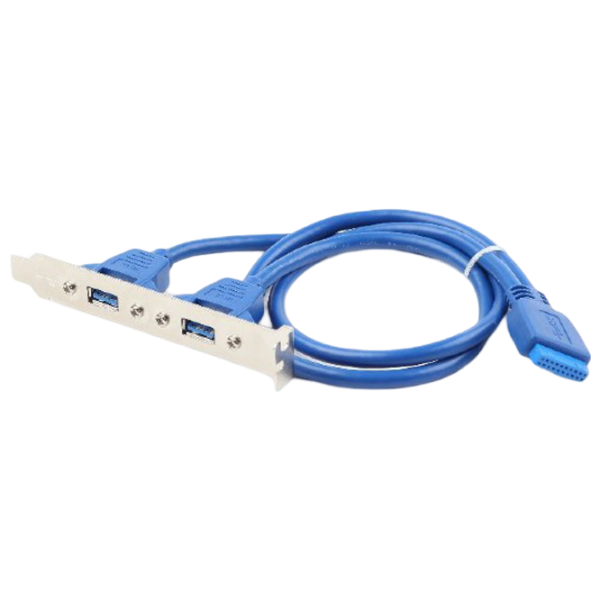 Кабель данных Cablexpert 20 pin + USB Type-A 0.45 м / Синий photo 3