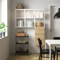 Dulap suspendat pentru baie Ikea Enhet Oțel / Oak photo 4