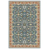 Covor Covoare Ungheni Delta Blue Brown / Polipropilenă