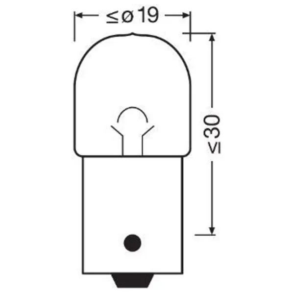 Lampă auto Osram OS-5007-2BL Incandescentă / R5W / BA15s / 5 W /  photo 3 Lampă auto Osram OS-5007-2BL Incandescentă / R5W / BA15s / 5 W /  photo 3