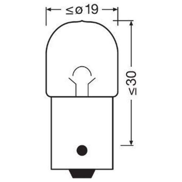 Lampă auto Osram OS-5007-2BL Incandescentă / R5W / BA15s / 5 W /  photo 3 Lampă auto Osram OS-5007-2BL Incandescentă / R5W / BA15s / 5 W /  photo 3