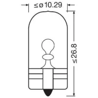 Автомобильная лампа Osram OS-2825-2BL Накал / W5W / W2.1x9.5d / 5 Вт / photo 3