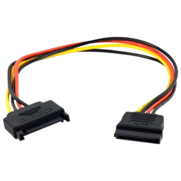 Cablu de alimentare Cablexpert SATA + SATA 0.3 m / Black photo 1
