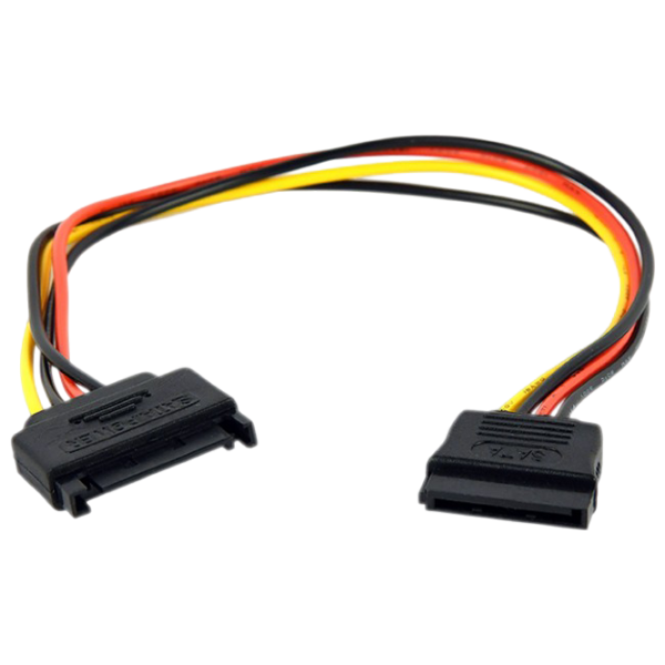 Cablu de alimentare Cablexpert SATA + SATA 0.3 m / Black photo 1