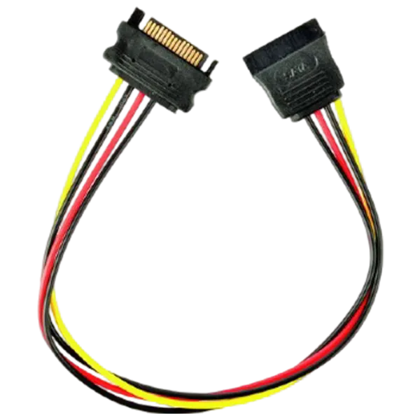 Cablu de alimentare Cablexpert SATA + SATA 0.3 m / Black photo 2