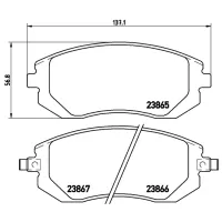 Plăcuțe de frână Brembo P 78 013 Față / Disk photo 4