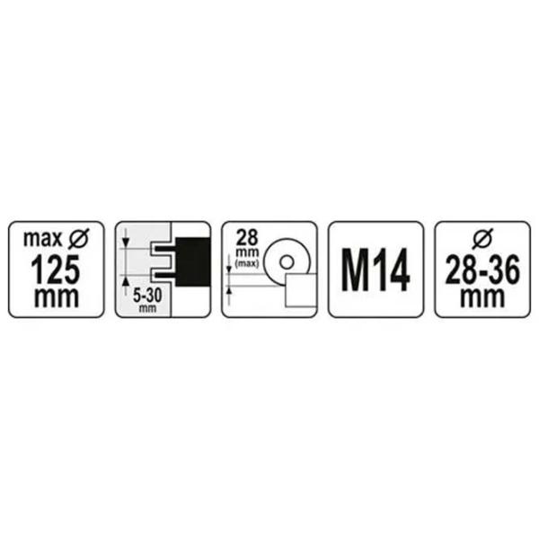 Adaptor de aspirare Yato YT82988 Black / Plastic photo 2