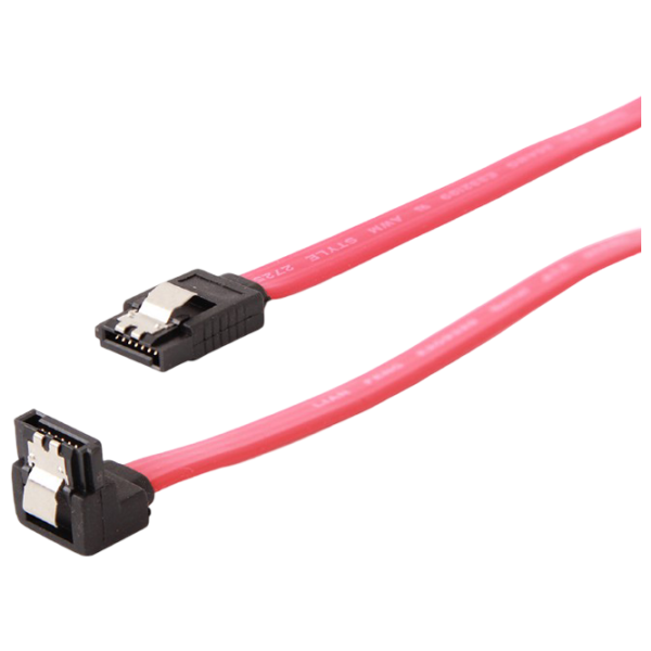 Cablu de date Cablexpert SATA III + SATA III 0.1 m / Red photo 2