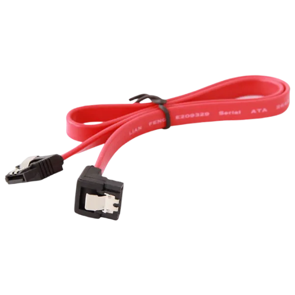Cablu de date Cablexpert SATA III + SATA III 0.1 m / Red photo 3