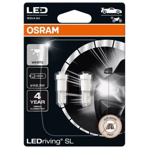 Lampă auto Osram OS-2723DWP-2BL  LED / W2.3W / W2x4.6d / 0.25 W /  photo 1