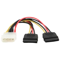 Cablu de alimentare Cablexpert Molex + SATA 0.15 m / Black