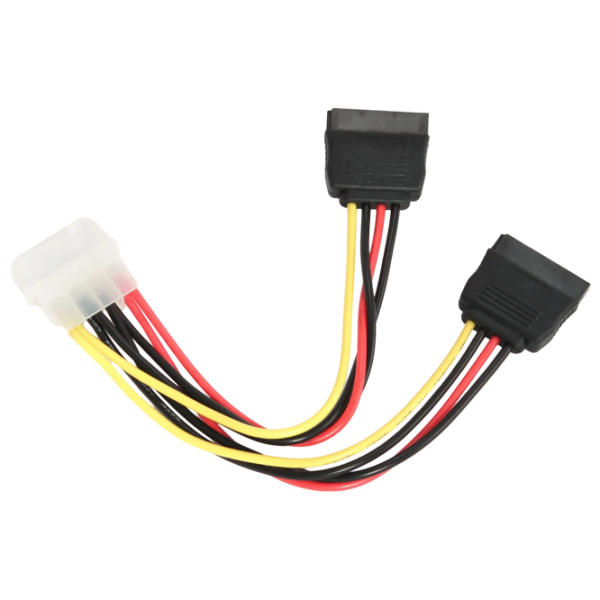 Cablu de alimentare Cablexpert Molex + SATA 0.15 m / Black photo 2