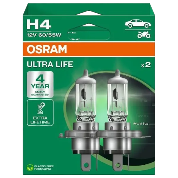 Автомобильная лампа Osram OS-64193ULT-2HB Галоген / H4 / P43t / 60 - 55 Вт /  photo 1