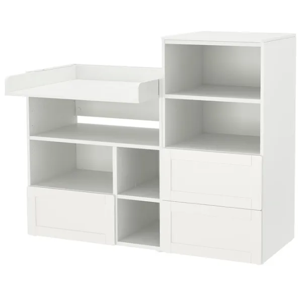Пеленальный столик Ikea Smastad/Platsa 5744949 Унисекс / 0+ / Белый photo 1