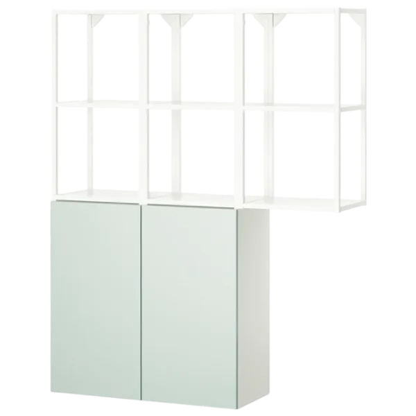 подвеснои шкаф для ваннои комнаты Ikea Enhet Сталь / Light Green photo 1