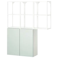 подвеснои шкаф для ваннои комнаты Ikea Enhet Сталь / Light Green