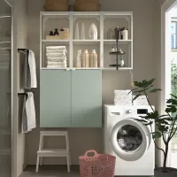 Dulap suspendat pentru baie Ikea Enhet Oțel / Light Green photo 4