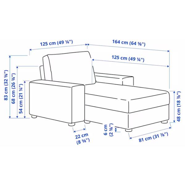 Fotoliu Ikea Vimle/Saxemara Dark Blue Dark Blue photo 8 Fotoliu Ikea Vimle/Saxemara Dark Blue Dark Blue photo 8