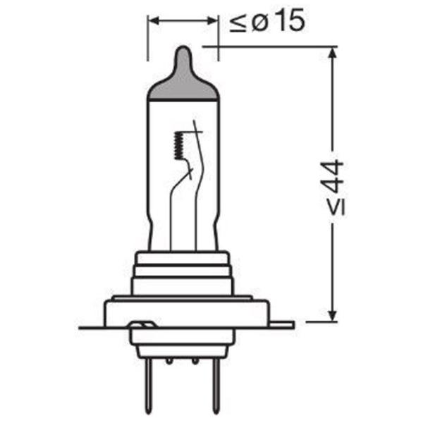 Lampă auto Osram OS-64210ULT-1BL Halogen / H7 / P43t / 55 W /  photo 3 Lampă auto Osram OS-64210ULT-1BL Halogen / H7 / P43t / 55 W /  photo 3