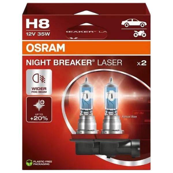Автомобильная лампа Osram OS-64212NL-2HB Галоген / H8 / PGJ19-1 / 35 Вт /  photo 1 Автомобильная лампа Osram OS-64212NL-2HB Галоген / H8 / PGJ19-1 / 35 Вт /  photo 1