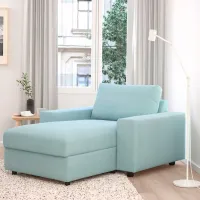 Кресло Ikea Vimle/Saxemara Черный Синий photo 3