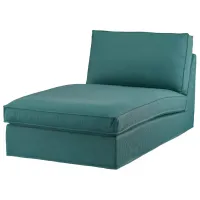 Fotoliu Ikea Kivik/Kelinge Black Turquoise