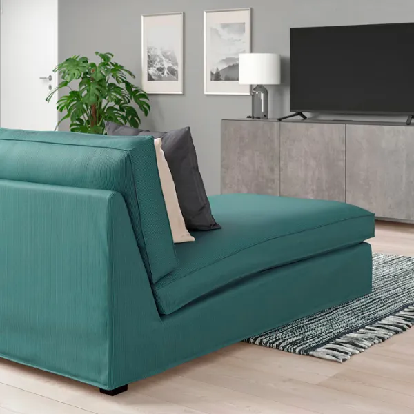 Fotoliu Ikea Kivik/Kelinge Black Turquoise photo 3