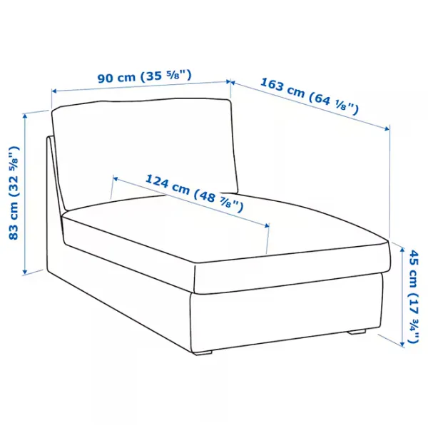 Fotoliu Ikea Kivik/Kelinge Black Turquoise photo 6