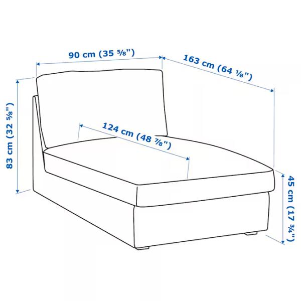 Fotoliu Ikea Kivik/Kelinge Black Turquoise photo 6