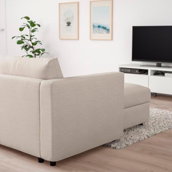 Fotoliu Ikea Vimle/Gunnared Black Beige photo 5