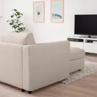 Fotoliu Ikea Vimle/Gunnared Black Beige photo 5