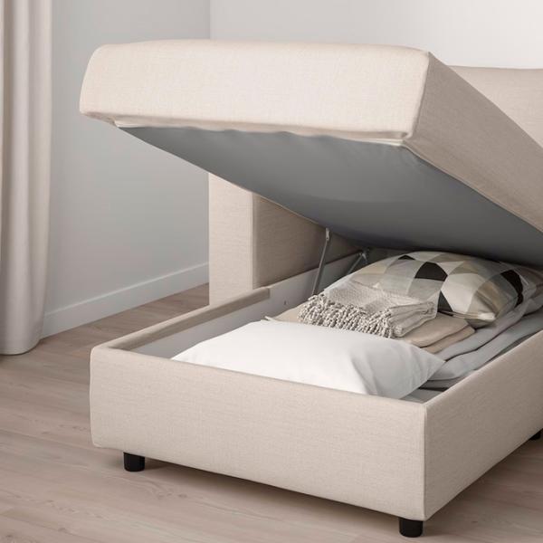 Fotoliu Ikea Vimle/Gunnared Black Beige photo 6