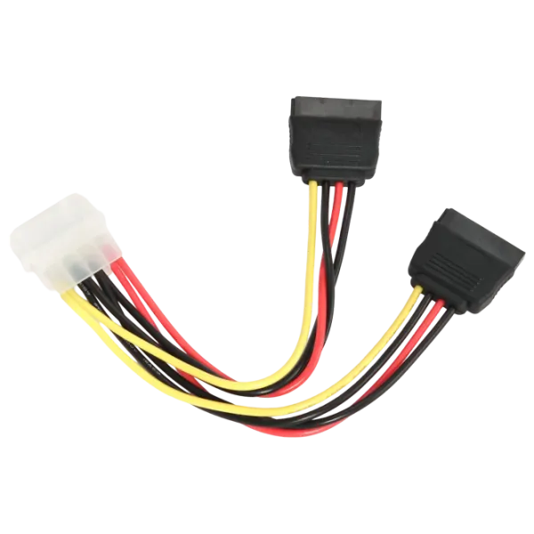 Cablu de alimentare Cablexpert Molex + SATA 0.3 m / Black photo 3
