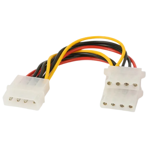 Cablu de alimentare Cablexpert Molex + Molex 0.1 m / Black photo 1