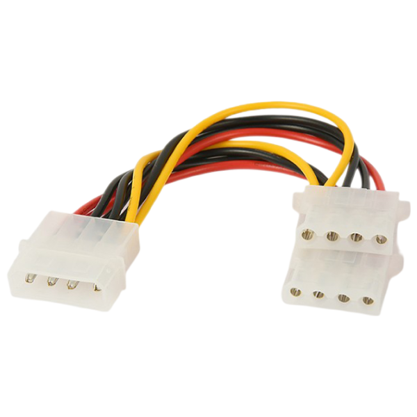 Cablu de alimentare Cablexpert Molex + Molex 0.1 m / Black photo 1