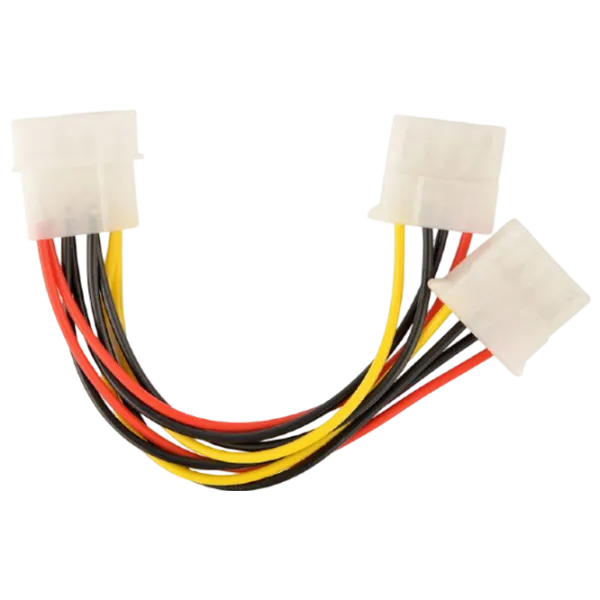 Cablu de alimentare Cablexpert Molex + Molex 0.1 m / Black photo 2