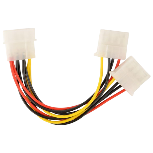 Cablu de alimentare Cablexpert Molex + Molex 0.1 m / Black photo 2