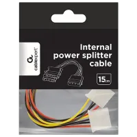 Кабель питания Cablexpert Molex + Molex 0.1 м / Черный photo 3