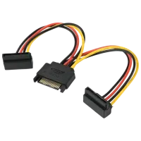 Cablu de alimentare Cablexpert SATA + SATA 0.15 m / Black