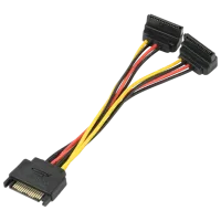 Кабель питания Cablexpert SATA + SATA 0.15 м / Черный photo 2