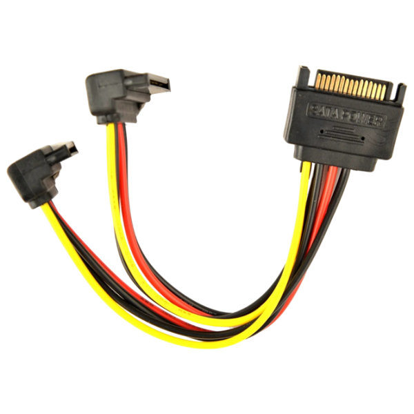 Кабель питания Cablexpert SATA + SATA 0.15 м / Черный photo 3